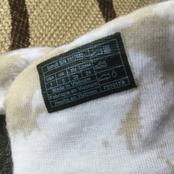 Sanuk Yoga Mat Sling 2 Prints Flip Flops Sandals Size 7 - Picture 4 of 5